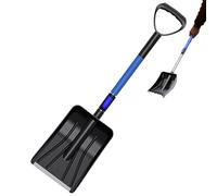 Pousse-Neige | Télescopique Ergonomique Ajustable Fournitures de Jardinage | Déneigeur pour Allée | pour Sentier Cour Véhicules Nettoyage Hivernal Maison Jardin Extérieur