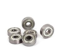 Poussée Bille Roulements 10 Roulements À Billes Miniatures 608 ZZ Skateboard, Dimensions 8x22x7 (compatibles Avec Les Références 606, 609, 623, 624, 625, 626, 627, 628, 629