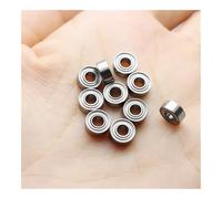 Poussée Bille Roulements Lot de 10 roulements à billes miniatures 3x7x3, 3x8x4, 4x8x3, 5x8x2, 5x10x4, 8x22x7, 608zz, 2Z pour vélos, voitures télécommandées et jouets