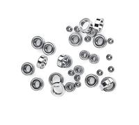 Poussée Bille Roulements Roulements À Billes Miniatures Étanches En Acier, De Dimensions 2x5x2,5, 3x6x2, 5x10x4, 5x11x4 Et 8x22x7 Mm, Pour Skateboards Vélos, Faible Bruit