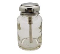 Pousser la bouteille en verre Pousser le distributeur d'alcool Pump Pump For One Nail Makeup Remover 80 ml