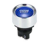 Pousser Le Commutateur D'allumage De Démarrage | Bouton Démarrage Sans Clé 50A Interrupteur Sans Clé Poussoir DC 12V/24V Interrupteur Petit Bouton Démarrage Démarreur