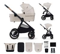 Poussette 2 En 1 Kinderkraft Nea 2 Avec Nacelle Spacieuse, Roues Amorties, Siège Réversible Et Pliage Compact Beige TU