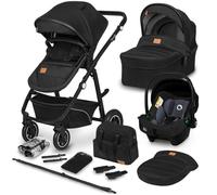 Poussette combinée LIONELO Bianka - Jusqu'à 22Kg - Noir