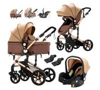 Poussette 3 en 1 Magic ZC Poussette combinée bebe 0 a 3 ans Poussette de luxe Poussette pliable automatique siège auto et nacelle