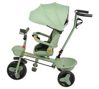 Poussette 3 en 1, Poussette Canne, Trio, Poussette Bebe, Landau Bébé, Accessoires, Adaptateurs Universels, Grandes Roues, 25kg, panier spacieux-100 * 75 * 50cm-Vert