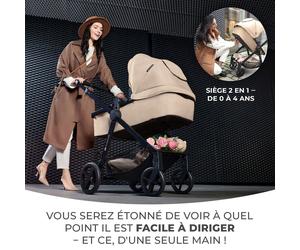 Poussette 4 en 1 Newly Sand Beige