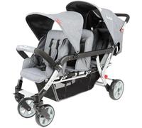 Poussette 4 places Lidoo City H4E Full Grey