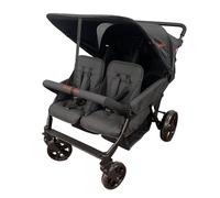 Poussette 4 places Lidoo Star Full Black