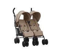 Poussette à deux places, Taupe Acier