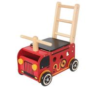 Chariot de marche en bois 3 en 1 Camion Pompier I'm Toy® - Porteur