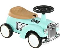 Poussette AIYAPLAY pour bébés de 12 à 36 mois, voiture sans pédales avec vide-poche klaxon et volant pour l'intérieur et l'extérieur, 58 x 27 x 35 cm, vert menthe