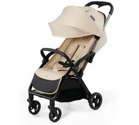 Kinderkraft Poussette canne APINO — Pliage automatique, imperméable, jusqu'à 22 kg, 7,5 kg, Beige