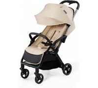 Kinderkraft Poussette canne APINO — Pliage automatique, imperméable, jusqu'à 22 kg, 7,5 kg, Beige