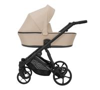 Poussette arizo 04 rose- cadre noir