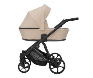Poussette arizo 04 rose- cadre noir