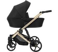 Poussette Arizo Premium 01 noir- Cadre Gold Marron