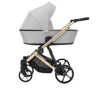 Poussette Arizo Premium 03 gris- Cadre Gold