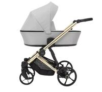 Poussette Arizo Premium 03 gris- Cadre Gold