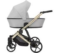 Poussette Arizo Premium 03 gris- Cadre Gold Marron