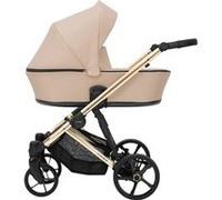 Poussette Arizo Premium 04 rose- Cadre Gold Marron