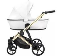 Kunert Baby - ARIZO PREMIUM 12 White Eco/Gold frame - Poussette Arizo Premium 12 White Eco Cadre doré