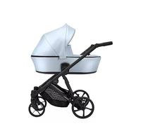 Poussette Arizo14 Baby Blue Eco Cadre noir