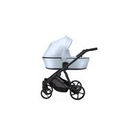 Poussette Arizo14 Baby Blue Eco Cadre noir