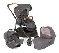 JOIE - Poussette Trio Versatrax + Siège auto i-Snug 2 + Nacelle Ramble XL Shell Gray