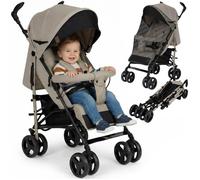 LIONELO Irma poussette canne à 15 kg (0 à 36 mois), légère et compacte, réglage du dossier jusqu’à la position couchée, grand panier système de pliage rapide, moustiquaire, chauffe-pieds