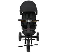 Poussette Bébé Combinée 2 en 1, Landau Pliable pour 0-36 Mois, 0-25kg, Poussette Compact avec Siège Rotatif, Panier de Rangement, Ceinture de Sécurité-100 * 75 * 50cm-Noir