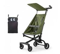 Poussette Bébé Compacte Pliale, 2.8kg Ultra-légère à Mécanisme Un Clic, Poussette De Voyage Approuvée Avion Avec Coussin Cartoon Amusant Pour Enfants 0-4 Ans, 4 Couleurs green