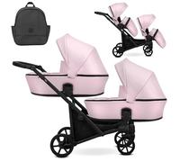 Poussette Brav DUO 2in1 Bd-15 Baby Pink Eco