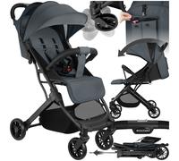 Poussette buggy pliable avec harnais à 5 points 0 à 36 mois poignée téléscopique