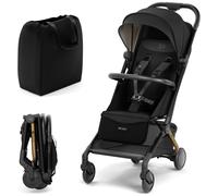 Kinderkraft PILOT 2 Poussette citadine, Poussette Légère, Système de Pliage Innovant, Petites Dimensions après Pliage, Roues avant Pivotantes, Noir