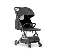 Poussette Canne Compacte Légère, 0 à 4 Ans, Pliage Rapide, 3 Positions d'Inclinaison, Panier de Rangement, Harnais à 5 Points, Trolley de Transport (Noir)