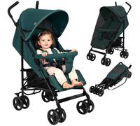 LIONELO Elia poussette canne à 15 kg, réglage du dossier jusqu’à la position couchée, grand panier, système de pliage rapide, moustiquaire