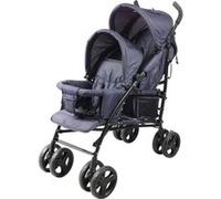 Poussette canne double - 6-36 mois pour le siege avant (max 15 kg) et de 0-36 mois (max 15 kg) pour le siege arriere Bleu G