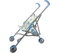 Poussette Canne en Tissu Bleu 54 cm Bleu