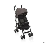 Graco Poussette canne Travelite Black Grey - 8 roues - pare-soleil rétractable - harnais 5 points