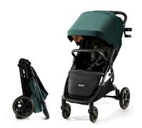 Poussette canne jusqu'à 27 kg, Kindercraft MITZY, Pliage d'une seule main, Grandes roues amorties sans gonflage, Vert