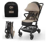 Kinderkraft NEBO Poussette Cabine Ultralégère, Pliable, Tient Debout, Beige