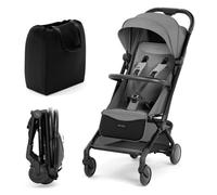 Poussette Canne Kinderkraft PILOT 2 pliage une main cabine avion compacte avec housse transport jusqu’à 22 kg Gris