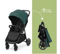 Poussette canne KINDERKRAFT Route - Vert - 0 à 22 kg - Accessoires inclus