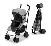Poussette Canne Kinderkraft SIESTA légère pliable dossier inclinable 4 positions roues pivotantes jusqu’à 22 kg Gris