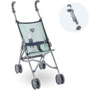 Poussette Canne Sauge pour poupon 36/42/52 cm Multicolore G