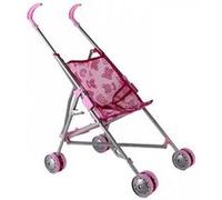 Poussette canne tissu pour poupee Bleu G