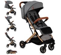 Poussette canne ultra compacte MOMI Estelle - Gris foncé - De 0 à 36 mois - Jusqu'à 15kg