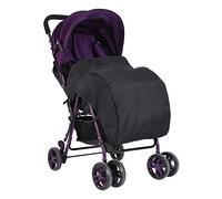 Poussette Chancelière-Imperméable Universel Bébé Poussette Foot Muff gy Landau Poussette Snuggle Couverture Coupe-Vent(Black)