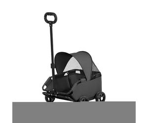 Poussette Chat capacité jusqu'à 7 kg - chiots, chatons, petits animaux | Poussette Pliable Petits Chiens Et Chats pour voyages, promenades, visites vétérinaire, trajets, aventure,